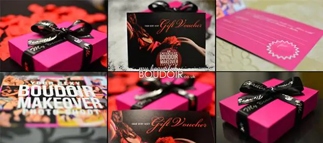 boudoir gift voucher studio
