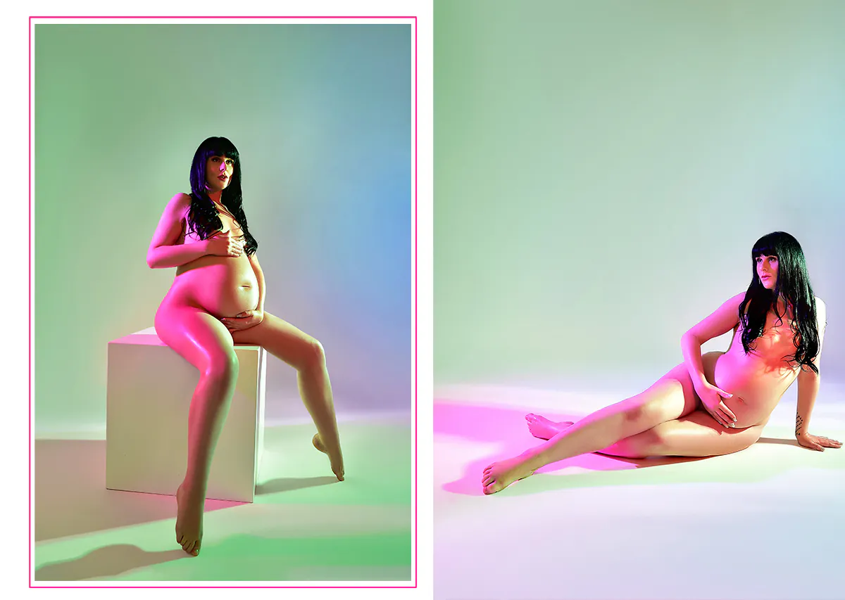 Maternity Boudoir Photoshoot Studio