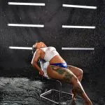 Wet Rain Boudoir Studio Photoshoot