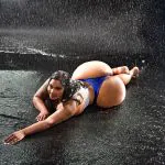 Wet Rain Boudoir Studio Photoshoot
