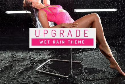 Wet Rain Boudoir Studio Photoshoot