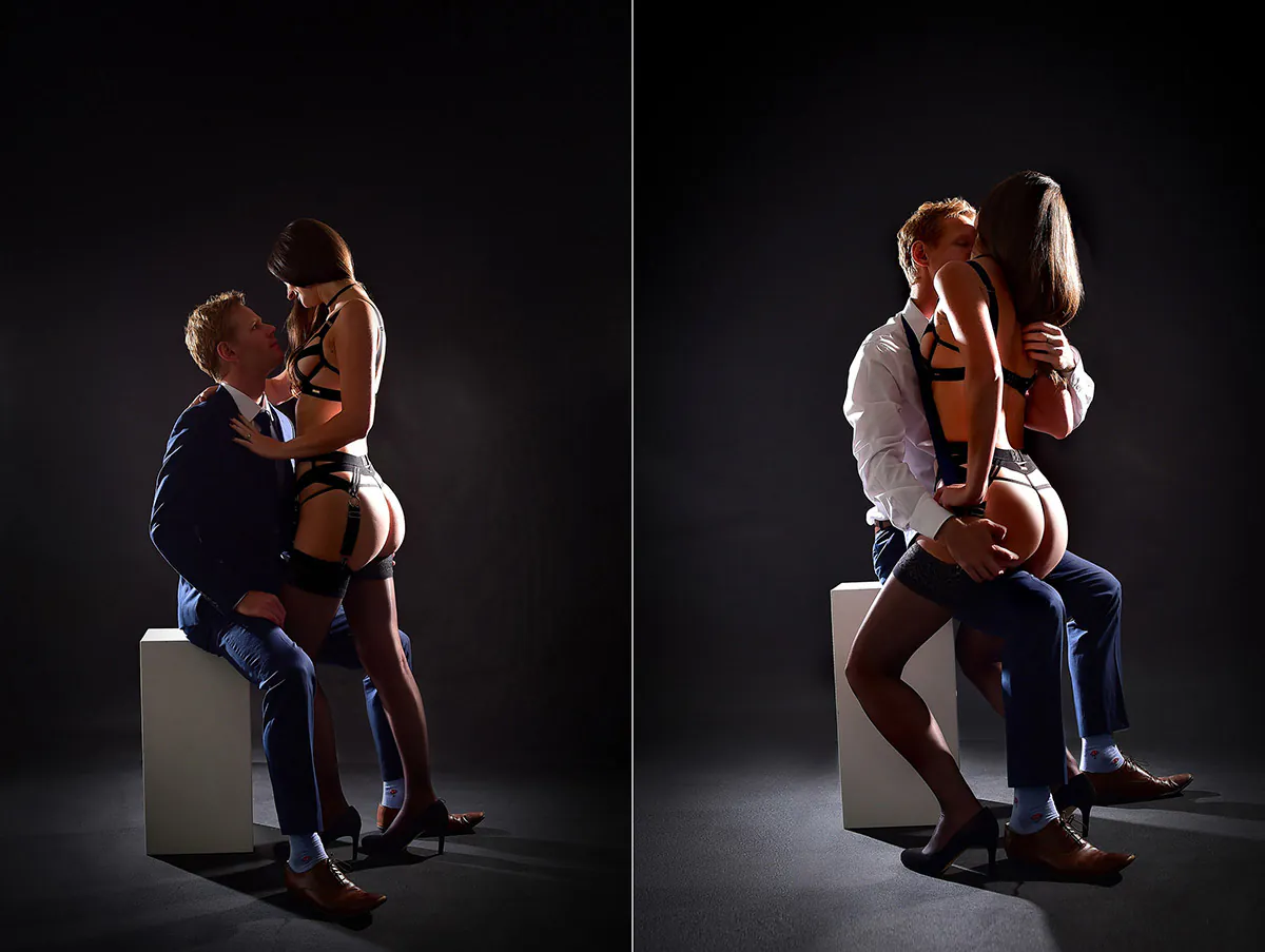 Couples Boudoir Photography by My Beautiful Boudour Studio, Leicester, Birmingham, London.