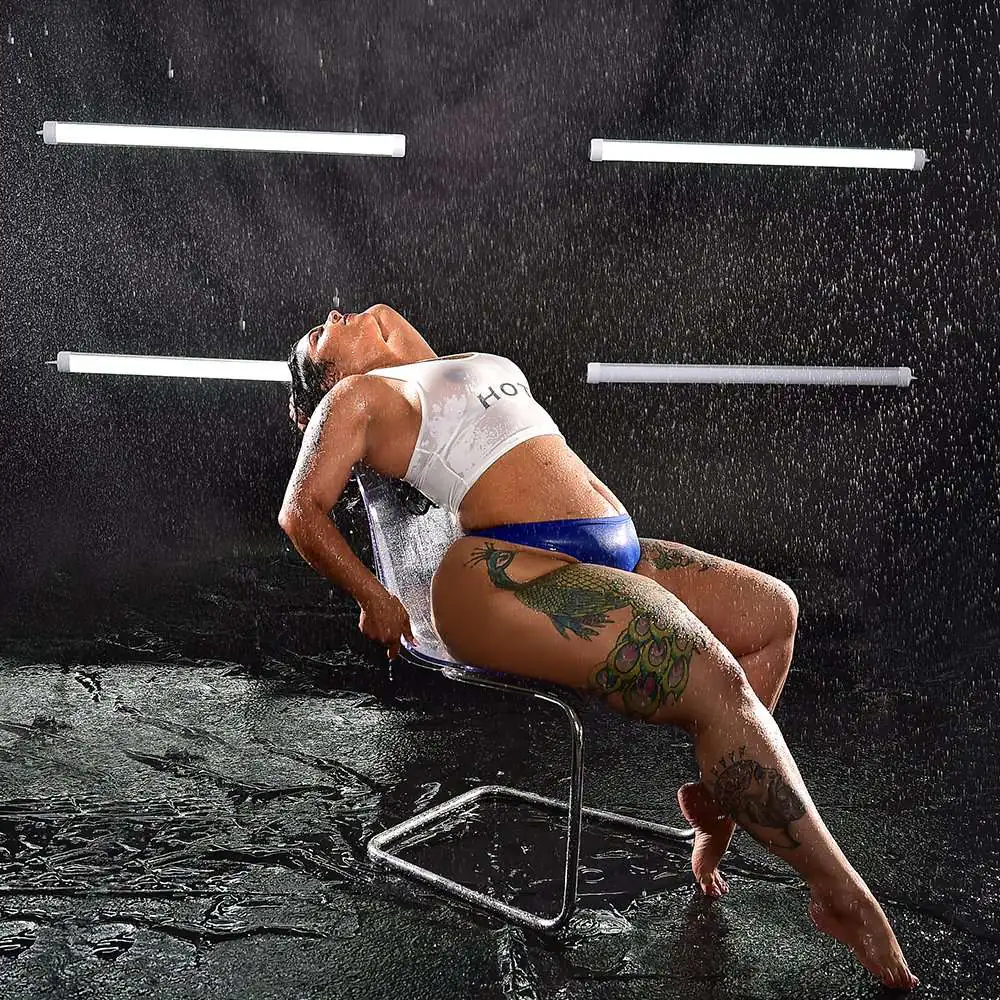 Wet Rain Boudoir Studio Photoshoot